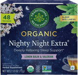 Traditional Medicinals Nighty Night Extra – Travel Tea for Jet Lag Recovery and Consistent Sleep, 16 Bags