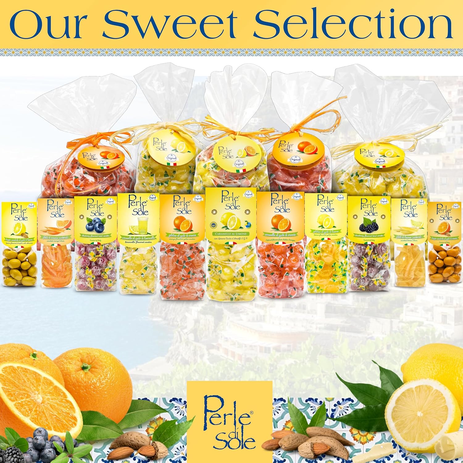 Perle di Sole Limone Costa d'Amalfi I.G.P. Drops – Artisanal Italian Luxury for the Executive Gift