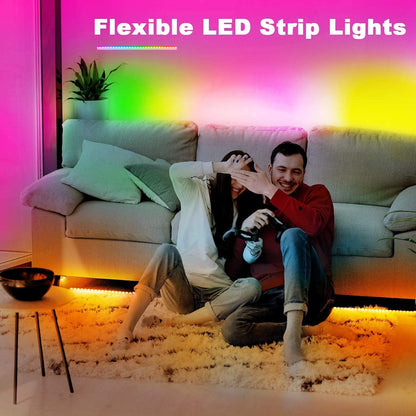 PHOPOLLO Smart LED Strip Lights – Multi Room Night Light for Children, Adhesive No Drilling