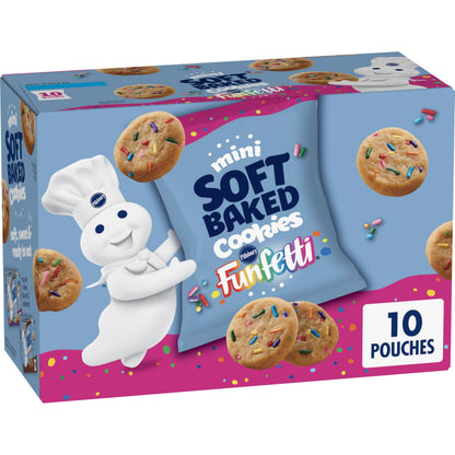 Pillsbury Mini Soft Baked Cookies – Bulk Snack Bags for Teachers' Classrooms, Team Locker Rooms & Staff Lounge Treats