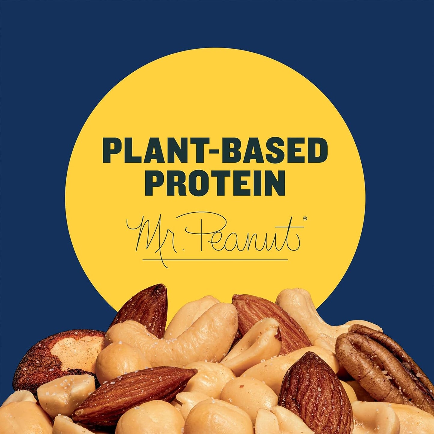 PLANTERS 50% Less Sodium Nut Mix – Resealable Office Snack for Home and Corporate Break Rooms