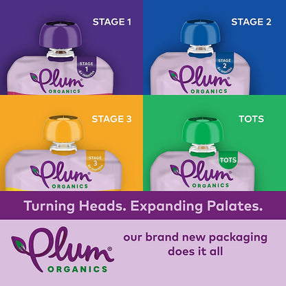 Plum Organics Mighty 4 Toddler Food – Balanced Fruit Veggie and Dairy Blend for Healthy Routines