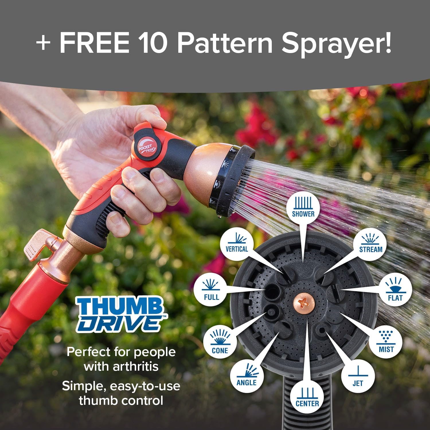 Pocket Hose Ballistic – Thoughtful Housewarming Gift for New Homeowners and Garden Lovers