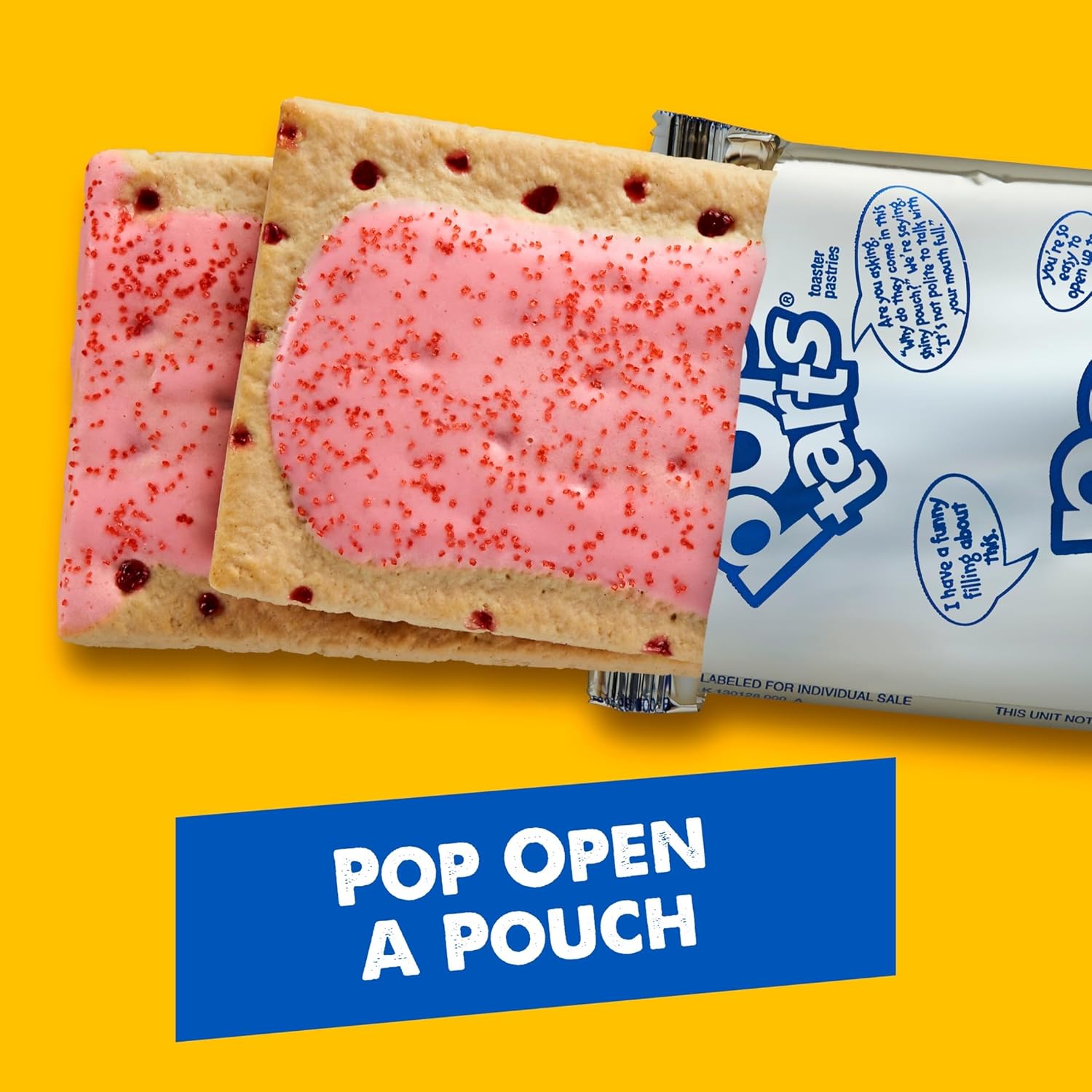 Pop-Tarts Toaster Pastries, Dorm Room Snack and Study Fuel, Individually Wrapped Variety, 20.3oz Box (12 Count)