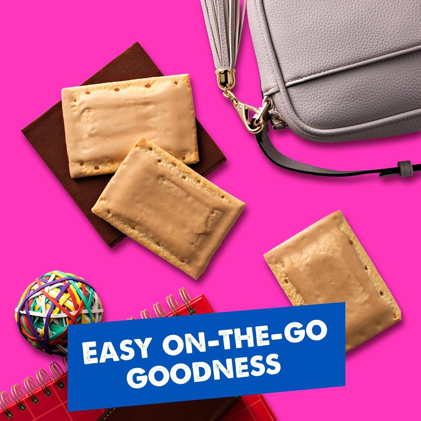 Pop-Tarts Toaster Pastries Frosted Cinnamon – Quick Commute Breakfast for Professionals, Family Pack 32
