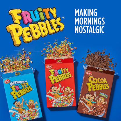 Post Fruity Pebbles Cereal – Colorful Gluten Free Cereal for Playdate Snack Time