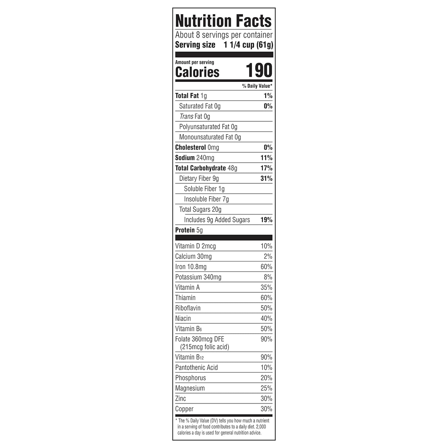 Post Raisin Bran Cereal – Trusted Post Brand Quality from a Certified Kosher Pantry Staple, 25 oz