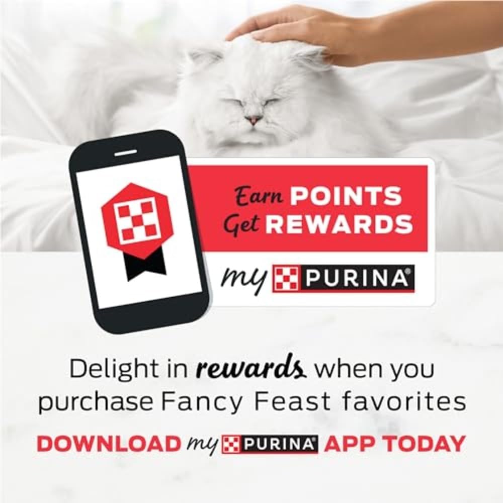 Purina Fancy Feast Gravy Lovers Canned Cat Food – Premium Variety Pack Crafted with Real Meat and Savory Gravy