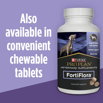 Purina Pro Plan FortiFlora Powder for Dogs – Mindful Daily Gut Health Support for Puppies and Adult Dogs