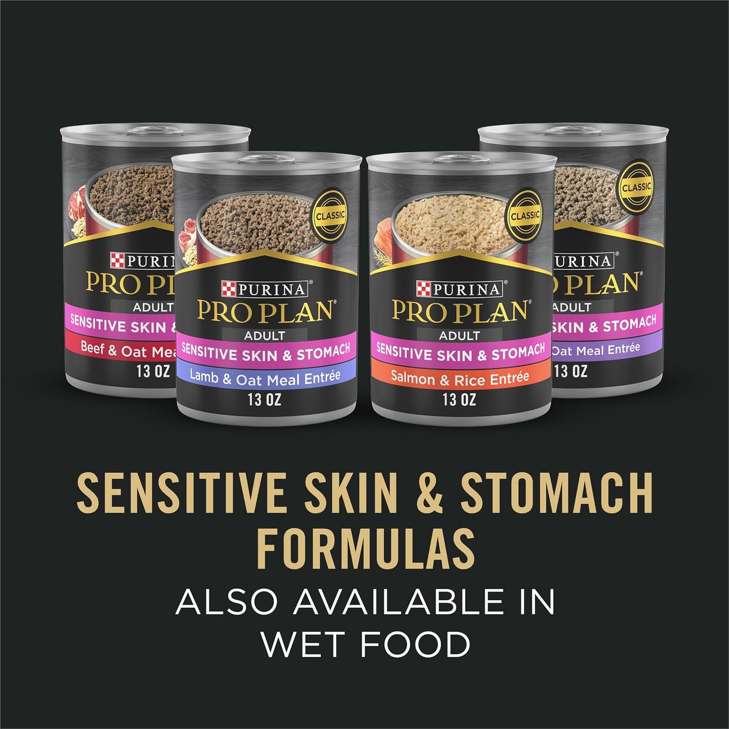 Purina Pro Plan Sensitive Skin and Stomach Dog Food Dry – Adult Salmon & Rice Formula for Itchy Skin Relief