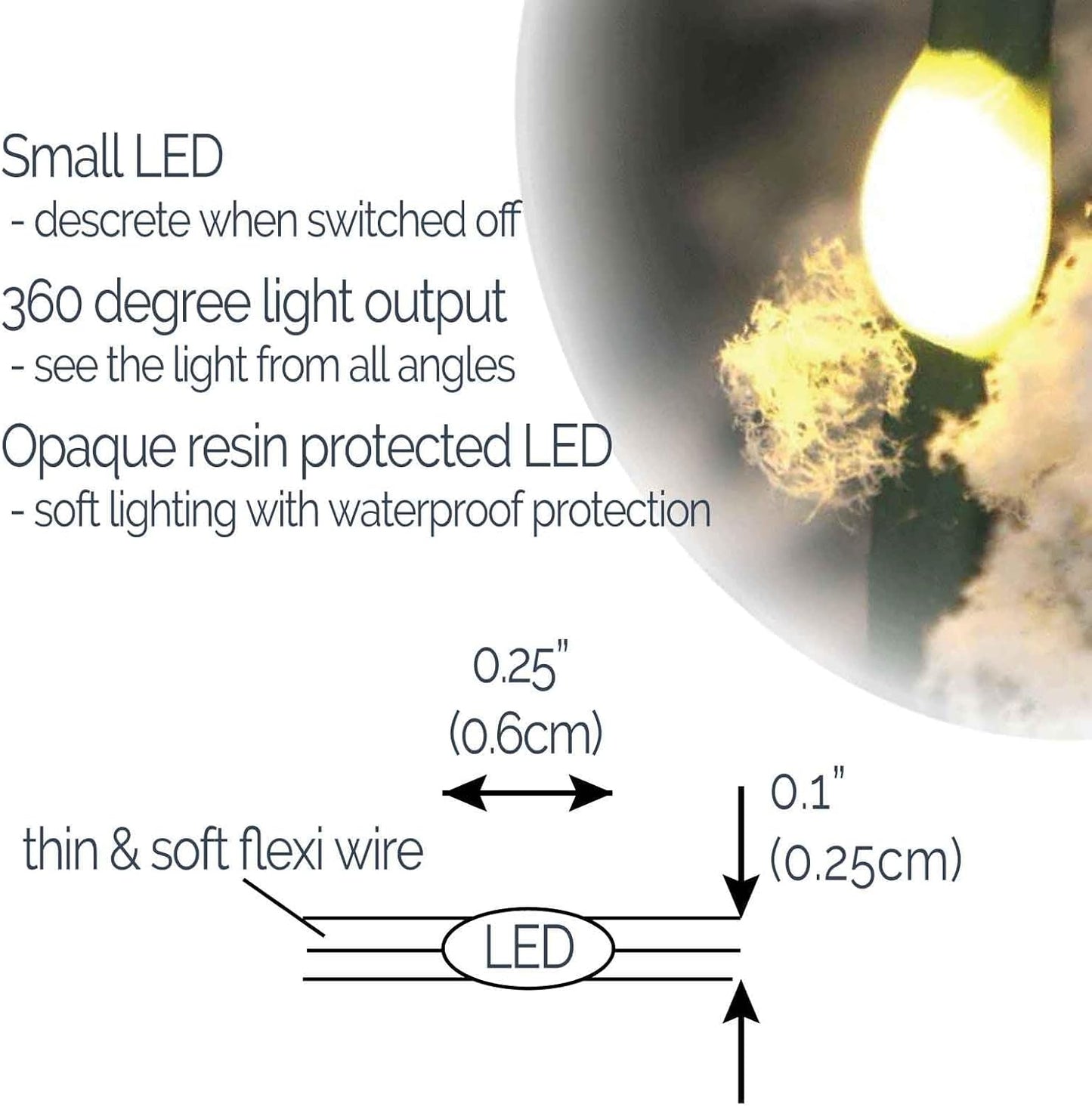 QBIS Battery Operated Micro LEDs – Effortless One Button String Lights for Intentional Home and Neutral Palettes