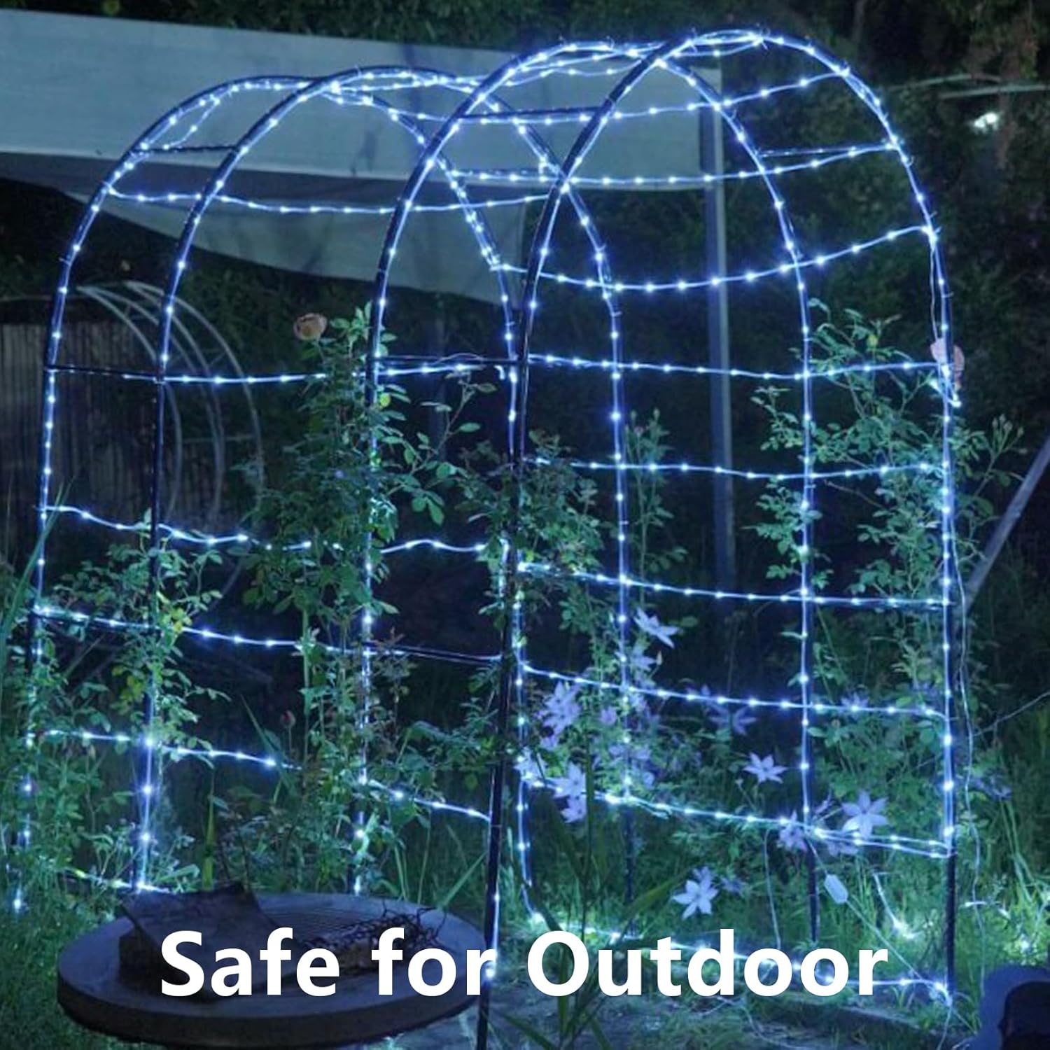 QITONG Solar Fairy Lights – 200 LED Indoor and Outdoor Home Ambiance Lighting, Twinkle and Fade