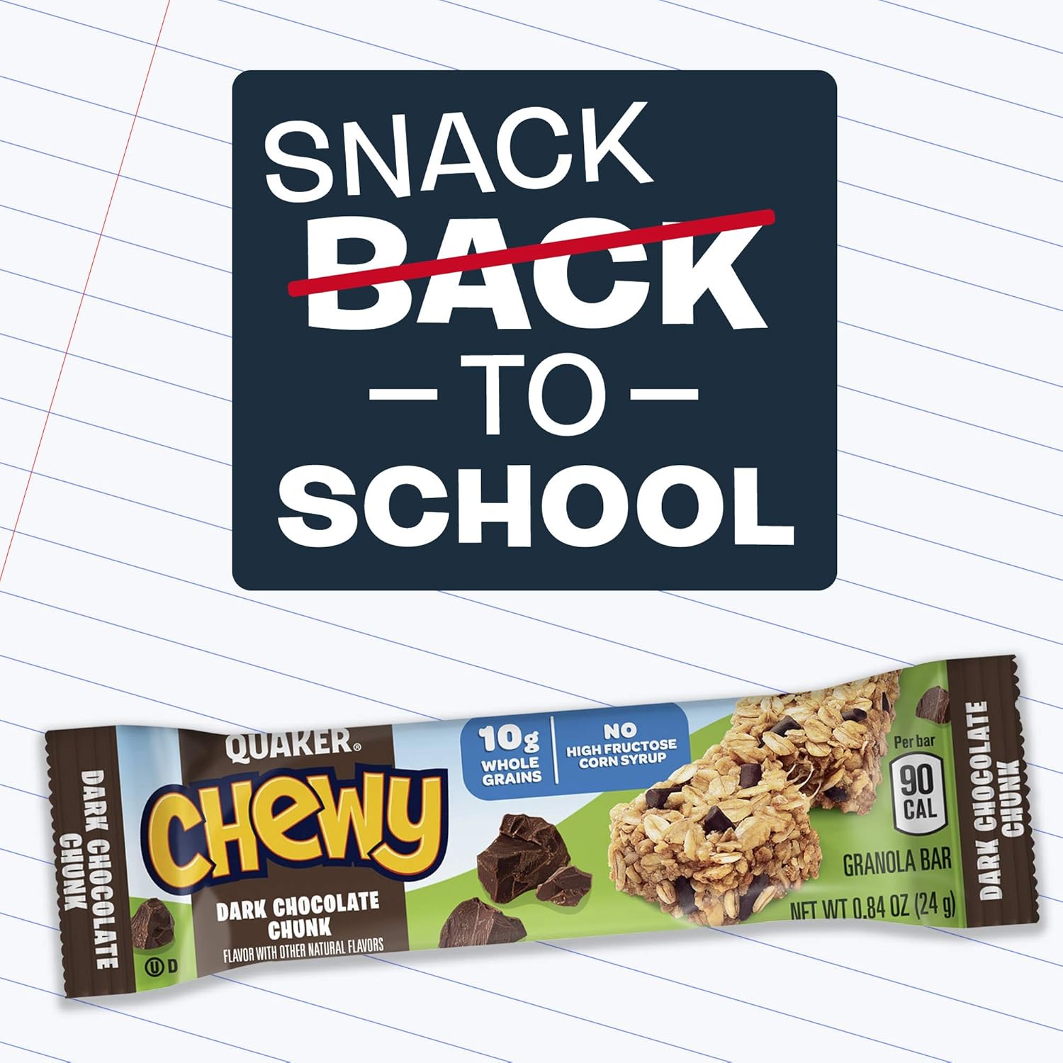 Quaker Chewy Granola Bars Variety Pack – Housewarming Snack Basket Favorite for New Homeowners