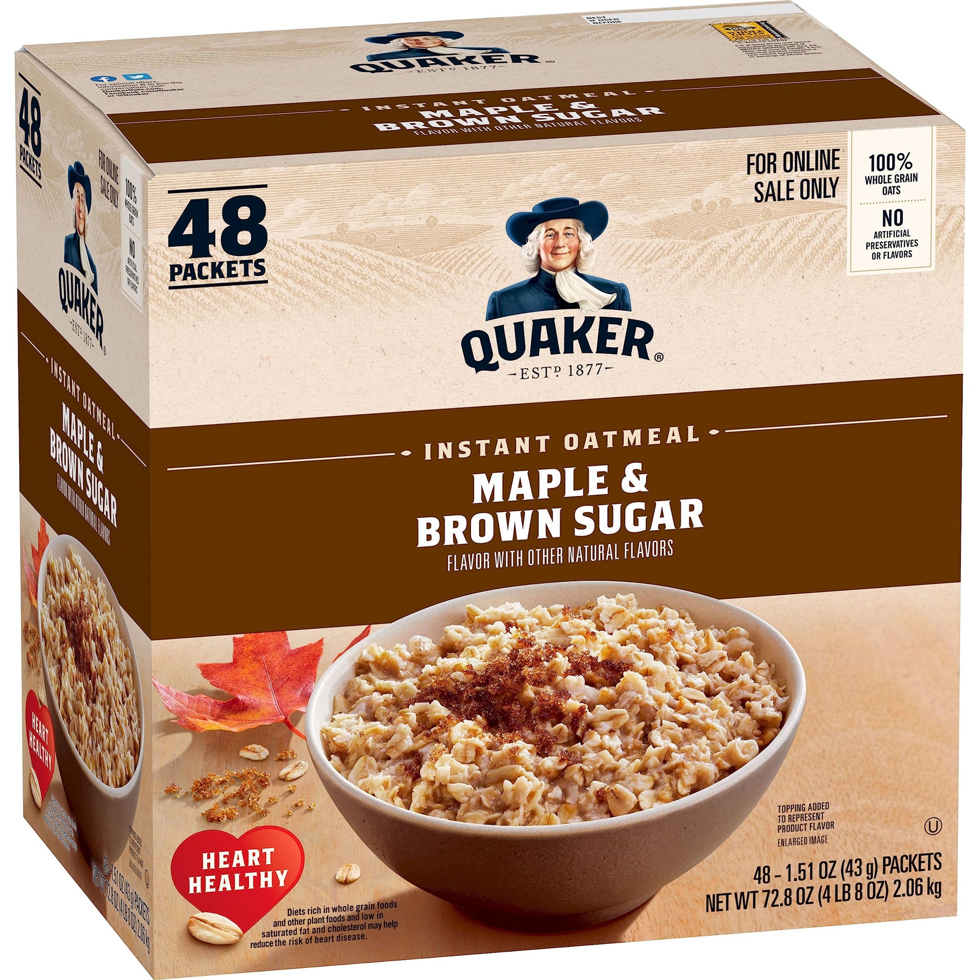 Quaker Immunity Instant Oatmeal – Quiet Hotel Room Immune Support Bowl, No Artificial Flavors Whole Grain Travel Packets