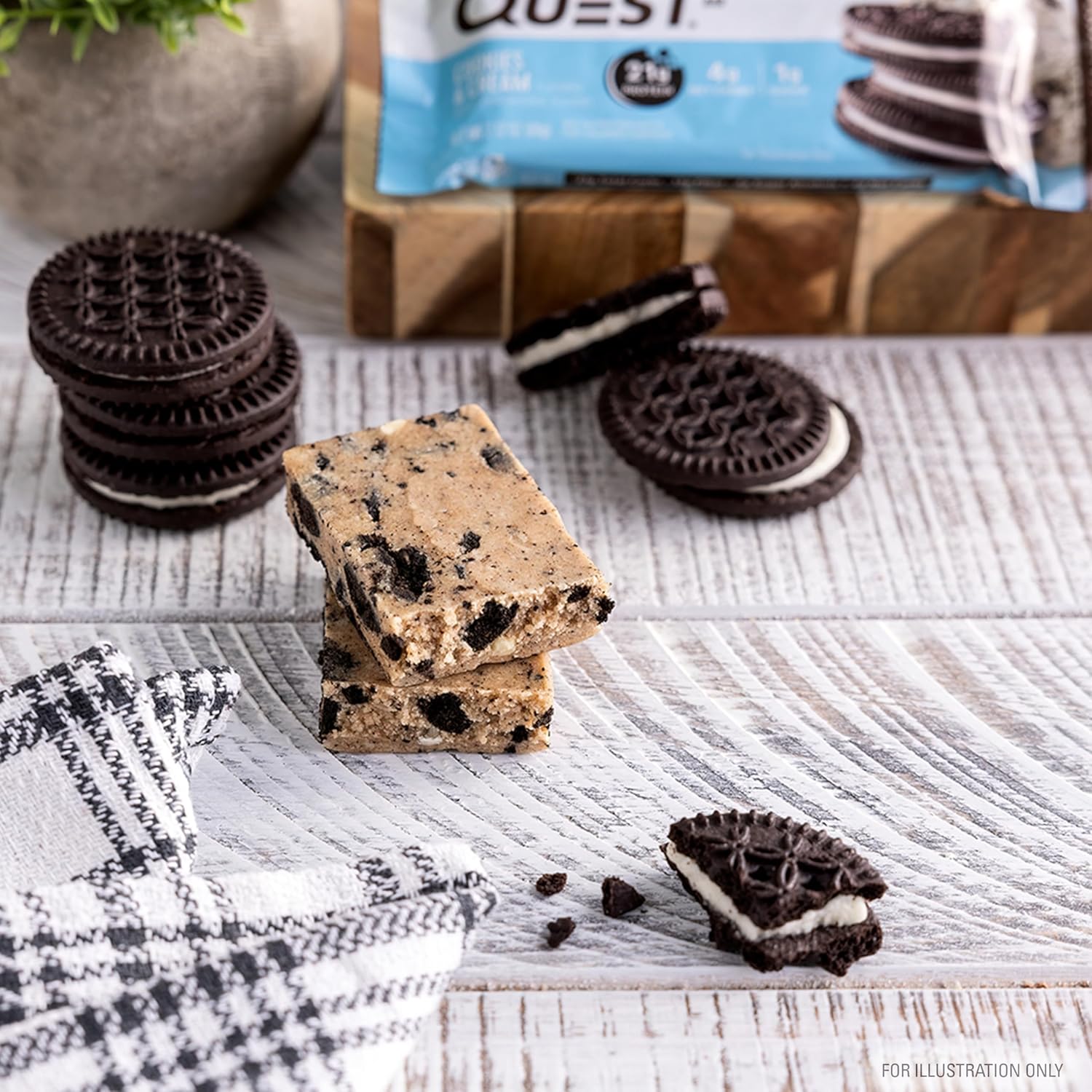 Quest Nutrition Cookies & Cream Protein Bar – Between-Meeting Fuel for Busy Professional Schedules