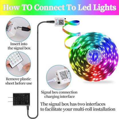 QZYL LED Light Strip for Meditation and Yoga Space, 8 Brightness Levels for Calming Atmosphere