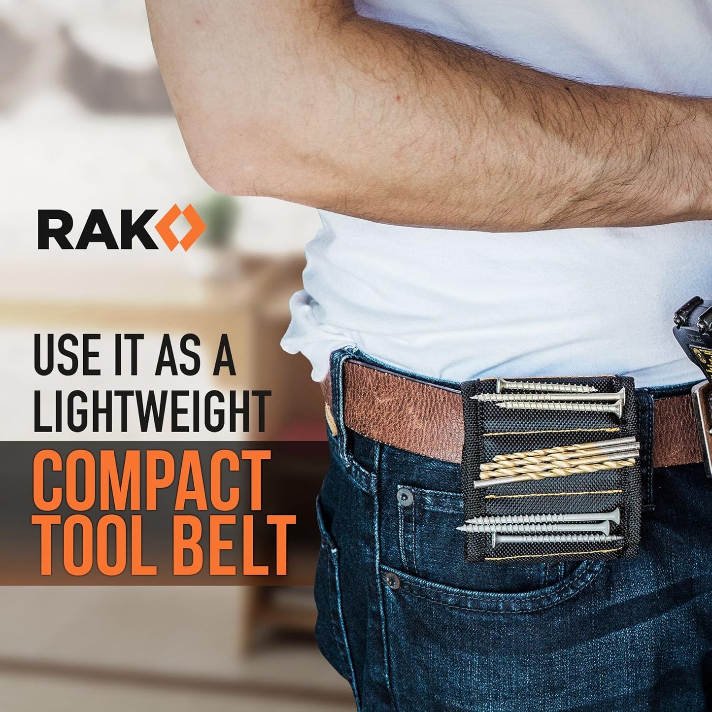 RAK Magnetic Wristband – Time-Saving Repair Tool for Auto Technicians, Magnetic Wristband for Screws and Bits