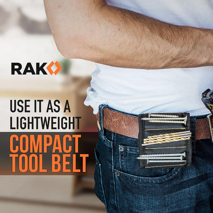 RAK Magnetic Wristband – Time-Saving Repair Tool for Auto Technicians, Magnetic Wristband for Screws and Bits