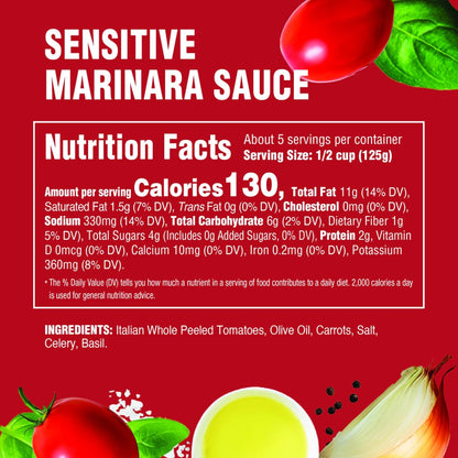 Rao's Homemade Sensitive Marinara – Streamlined Italian Sauce for Clutter-Free Cooking