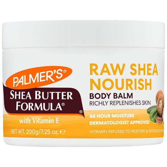 raw, sustainably sourced african shea butter as the primary ingredient