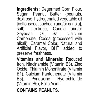 real cocoa and real peanut butter ingredients