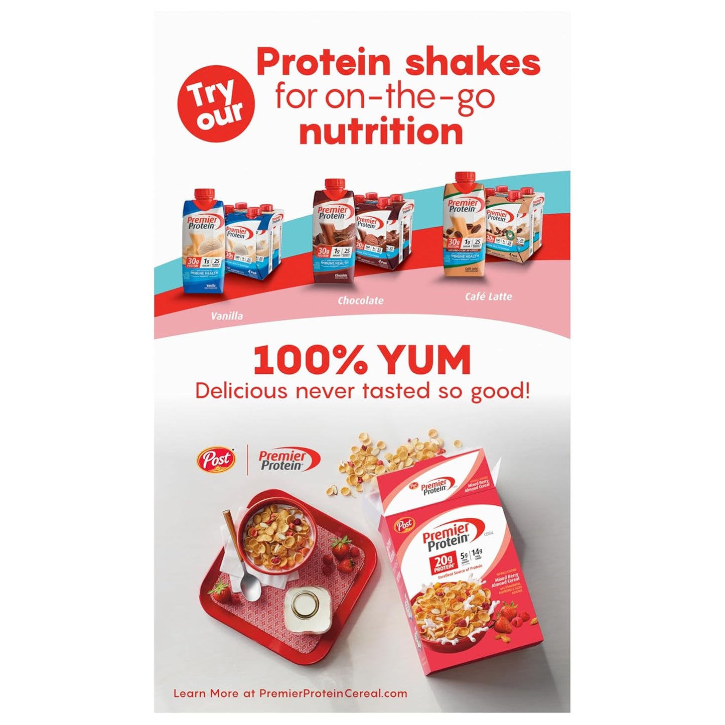 real sliced almonds mixed into chocolate-flavored cereal flakes