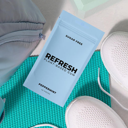 Refresh Gum Garden Mint – Neutral-Toned Freshening for Minimalist Kitchens, Plant-Based Non-GMO Gum