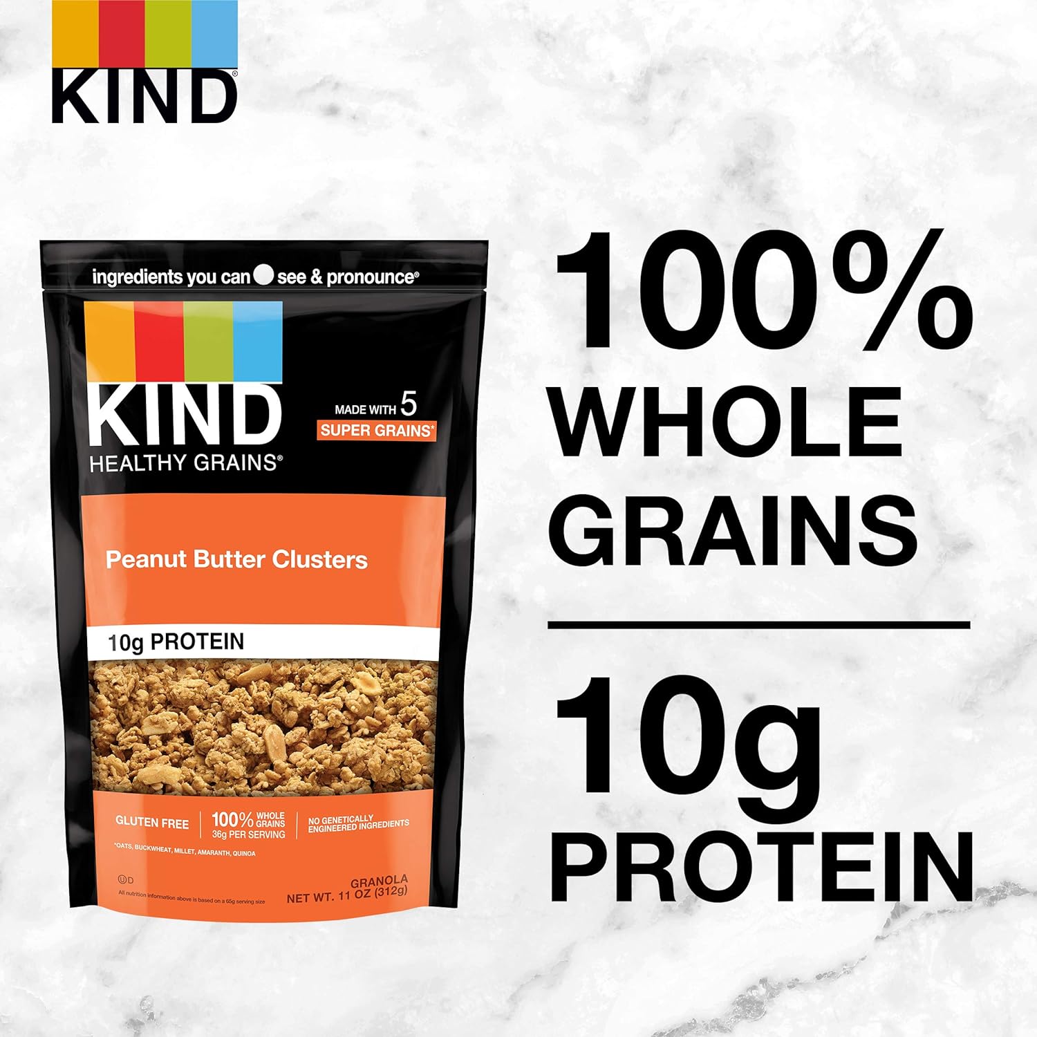 resealable 11oz bag for freshness and portability