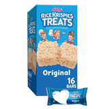 Kellogg's Rice Krispies Treats Crispy Marshmallow Squares – Halloween Treat Bag Snack for Trick or Treaters, 16 Count Box