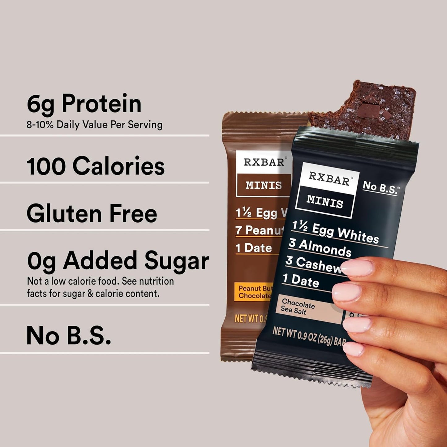 RXBAR Minis Protein Bars – Grab-and-Go Snack for Home Office Fuel, No Sugar Crash Between Tasks