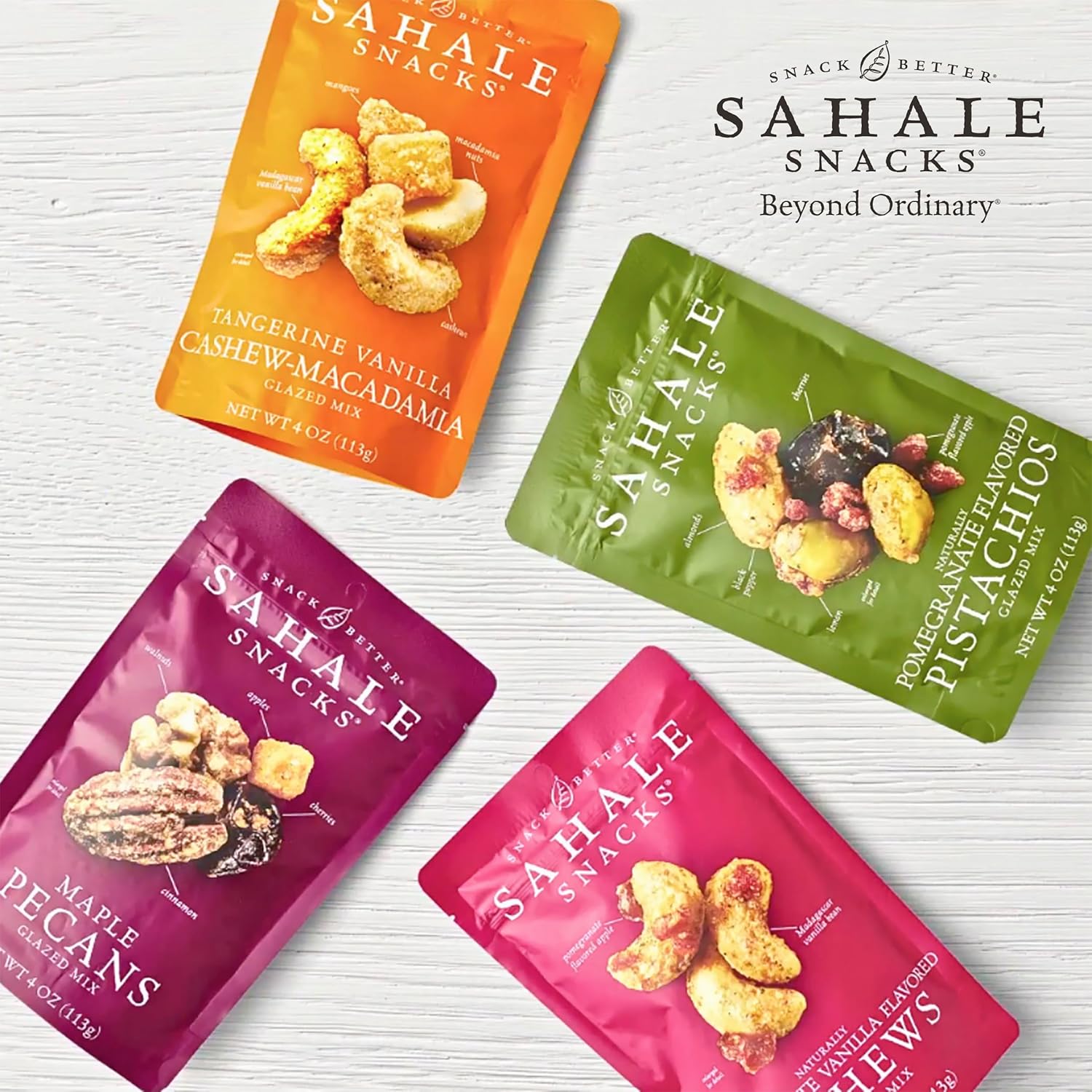Sahale Snacks Mango Tango Almond Trail Mix – Premium Hostess Gift for Housewarmings and Holidays, 8 oz Pouch