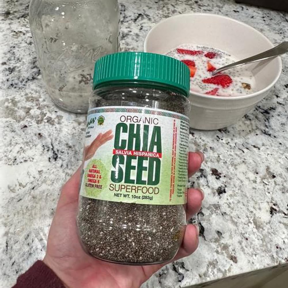Sanar Naturals Chia Seeds – Streamlined Plant Protein and Fiber Source for the Less-Is-More Home, Non-GMO