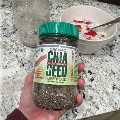 Sanar Naturals Chia Seeds – Streamlined Plant Protein and Fiber Source for the Less-Is-More Home, Non-GMO