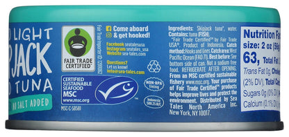 Sea Tales 5 oz Single-Serve Tuna – Kid-Friendly Lean Protein for Family Lunch Packing