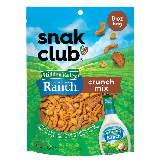seasoned with authentic hidden valley ranch seasoning