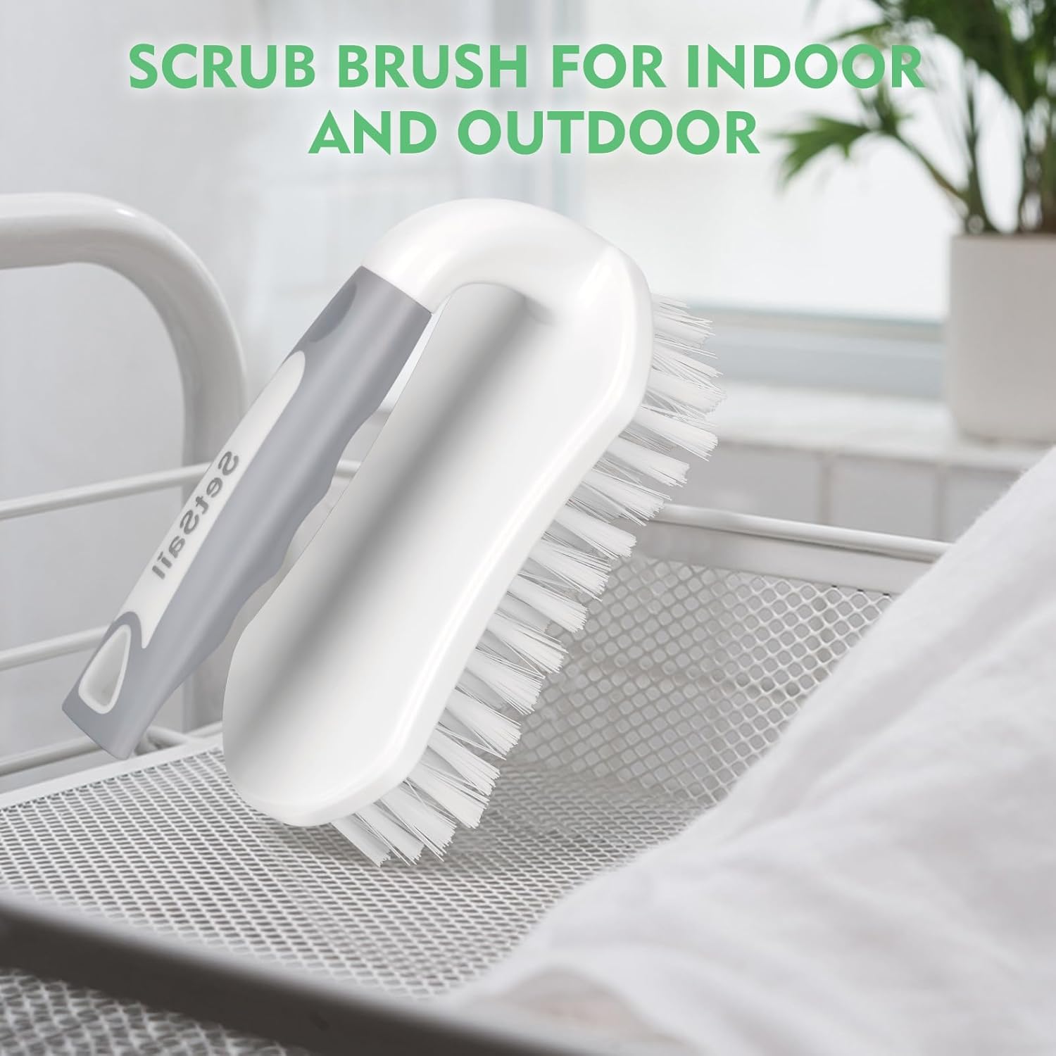 SetSail Scrub Brush – Spa-Style Heavy-Duty Brush for Bathroom Deep Clean Ritual