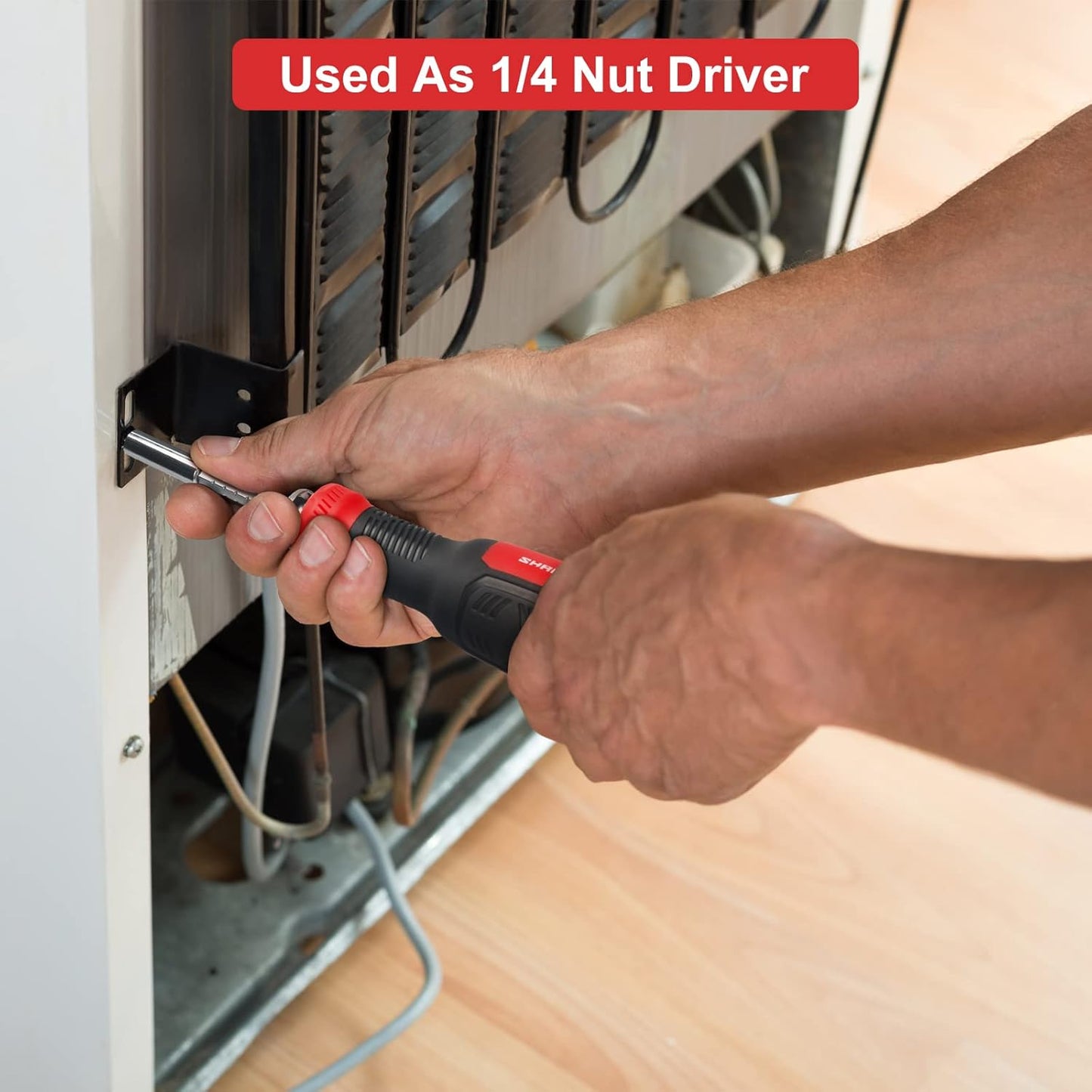 SHARDEN 13-in-1 Multitool Driver — Ratcheting Speed for IT Techs and PC Builders