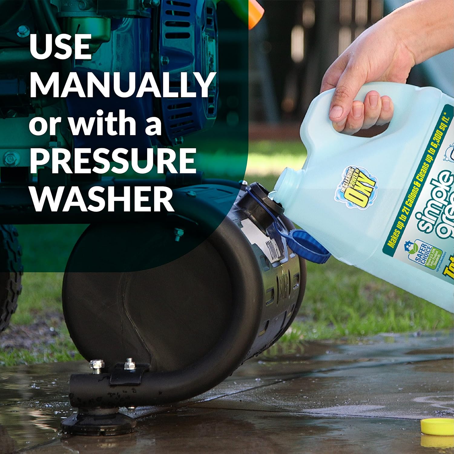 Simple Green Oxy Solve Outdoor Cleaner – 1 Gal High-Coverage Formula for Efficient Exterior Maintenance