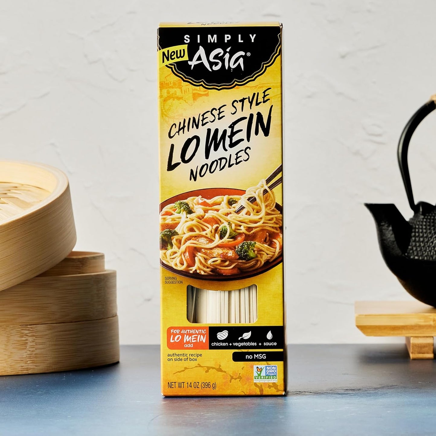 Simply Asia Lo Mein Noodles, 14 oz Resealable Pouch – Practical Housewarming Gift for New Home Chefs