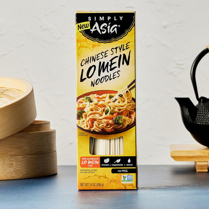 Simply Asia Lo Mein Noodles, 14 oz Resealable Pouch – Practical Housewarming Gift for New Home Chefs