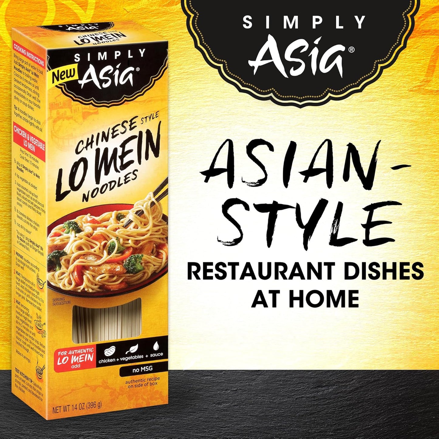 Simply Asia Lo Mein Noodles, 14 oz Resealable Pouch – Practical Housewarming Gift for New Home Chefs