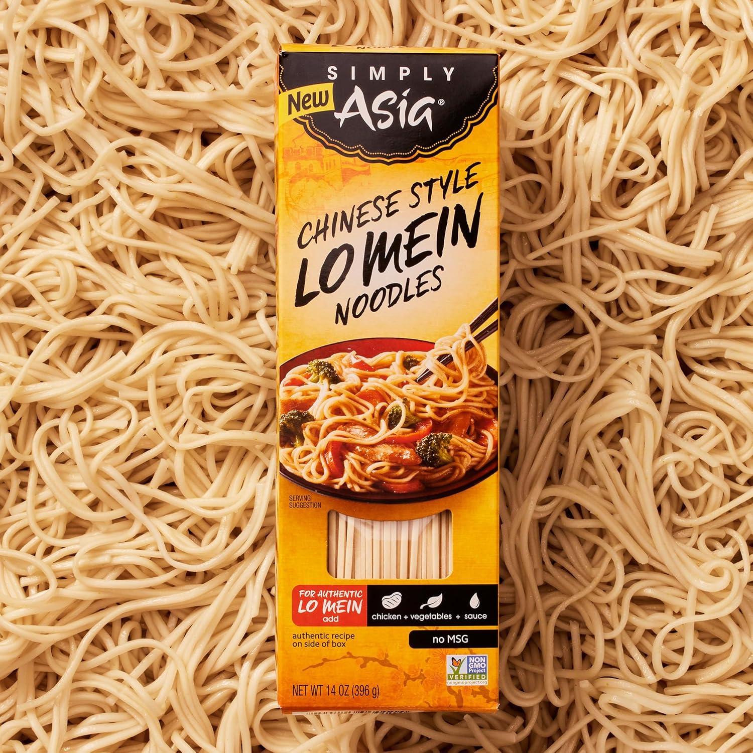 Simply Asia Lo Mein Noodles, 14 oz Resealable Pouch – Practical Housewarming Gift for New Home Chefs