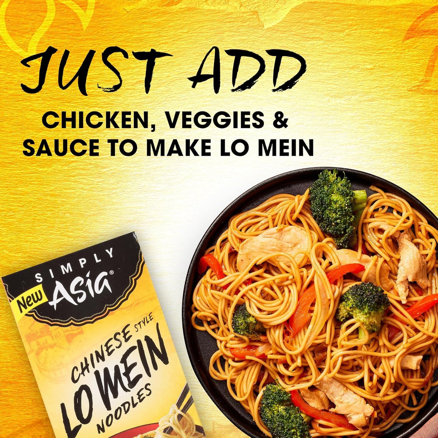 Simply Asia Lo Mein Noodles, 14 oz Resealable Pouch – Practical Housewarming Gift for New Home Chefs