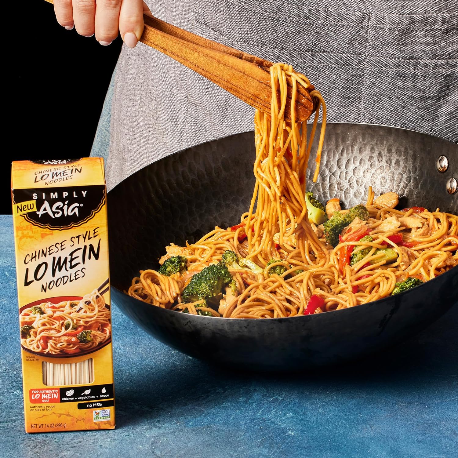Simply Asia Lo Mein Noodles, 14 oz Resealable Pouch – Practical Housewarming Gift for New Home Chefs