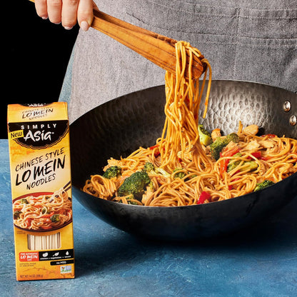 Simply Asia Lo Mein Noodles, 14 oz Resealable Pouch – Practical Housewarming Gift for New Home Chefs