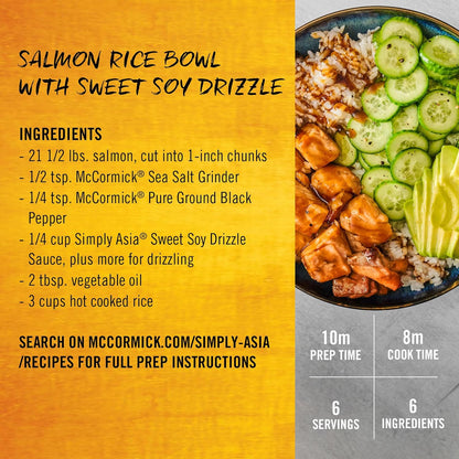 Simply Asia Sweet Soy Drizzle Sauce — Easy Weeknight Stir-Fry and Noodle Sauce for Tight Schedules, 8 fl oz