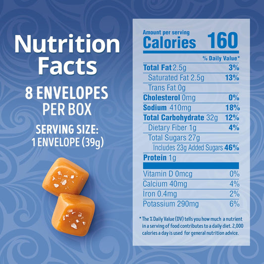 single-serve 1.38 oz portioned envelopes for mess-free preparation