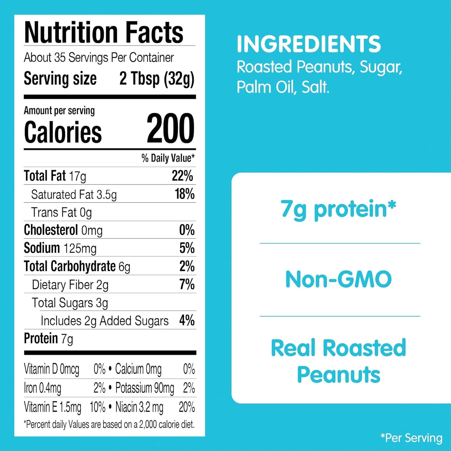 SKIPPY Natural Super Chunk Peanut Butter Spread – No Preservatives Spread for Mindful Eating and Clean Nutrition, 40 oz