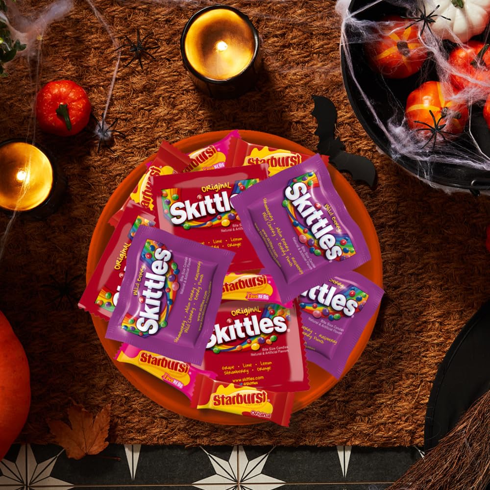 SKITTLES Chewy Candy Bulk Pack – Birthday Party Favor, Piñata Filler & School Classroom Treat Bag, 20.13 oz