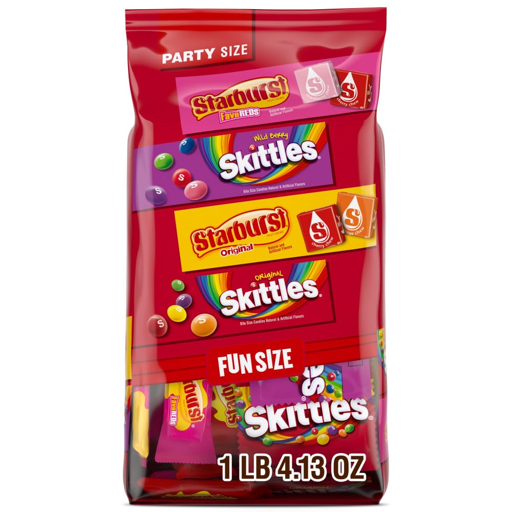SKITTLES Chewy Candy Bulk Pack – Birthday Party Favor, Piñata Filler & School Classroom Treat Bag, 20.13 oz